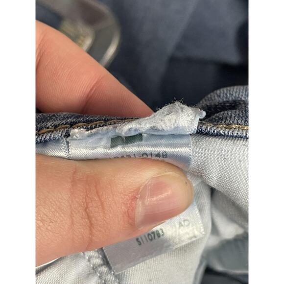 Levis 314 Shaping Straight Jeans Womens 14 Blue Stretch Denim Mid Rise - Picture 11 of 11